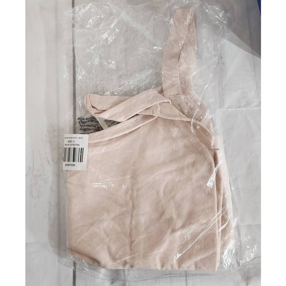 NWT Torrid Light Pink V-Neck Crop Foxy Cami Stretch Top Plus Size: 6X (30) - Picture 4 of 4